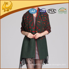 woman silk viscose blended pashmina shawl wrap